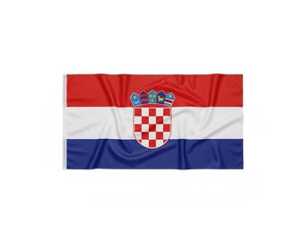 Bandera de Croacia – Poliéster Seda Impresión a doble cara 90 x 150 cm