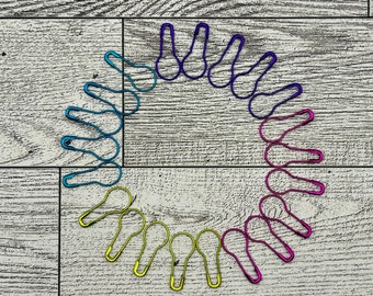 I LOVE THE 90s locking Bulb Stitch Markers  - Set of 21