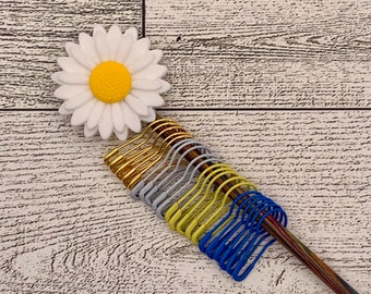 DAISY CHAIN Stitch Markers  - Set of 21