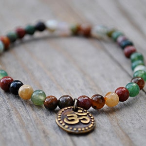 STRETCHY YOGA STACKABLE  bracelet/Bohemian bracelet /stacking bracelets . Aquamarine, tiger jacper,multicolor jacper.