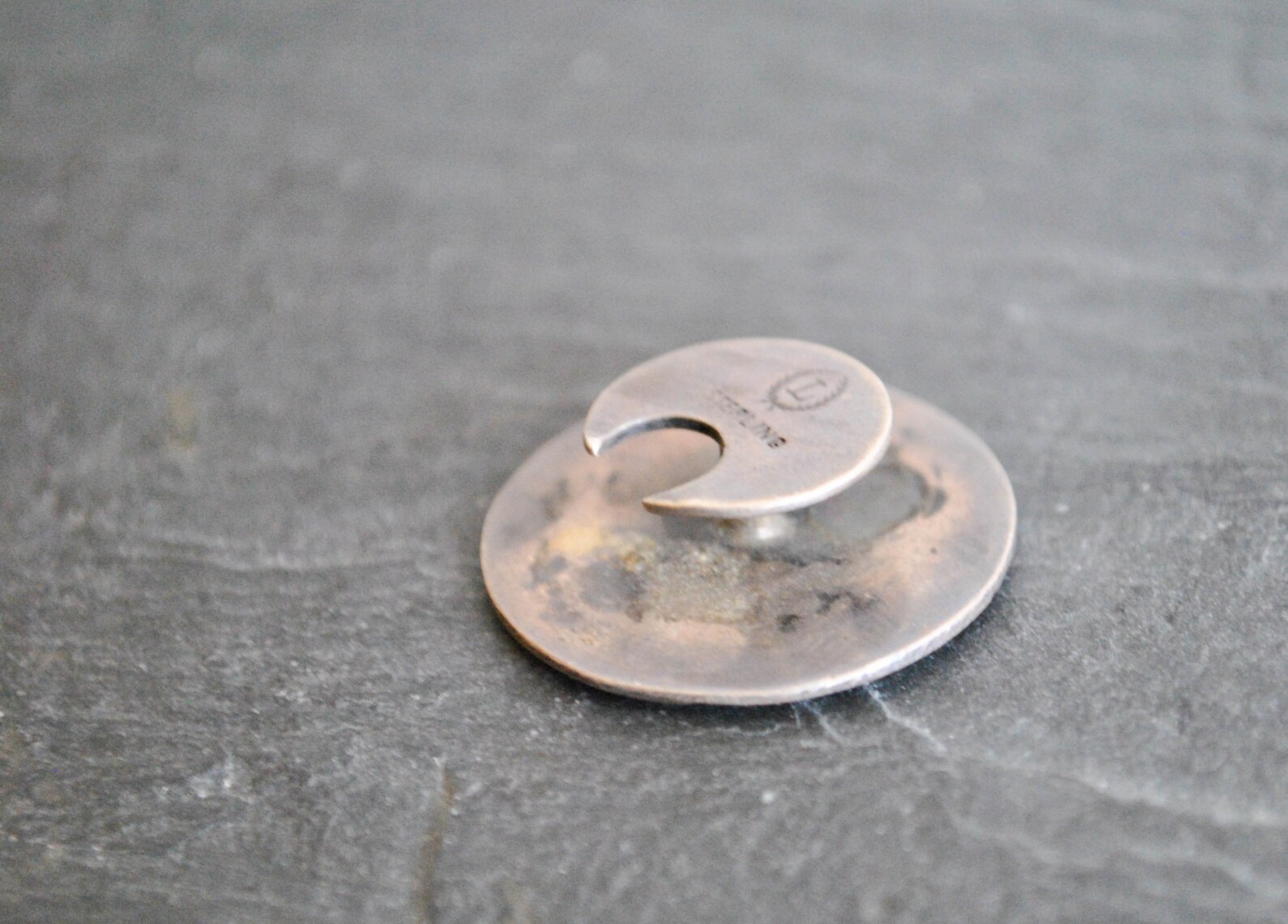 Sterling Silver ITALIAN ROMAN BUTTON Cover - Etsy