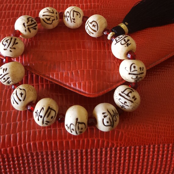 CHINESE BONE Bracelet good Luckbracelet Healing Bracelet tassel