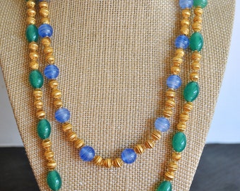HANDMADE 2 ROW NECKLACE
