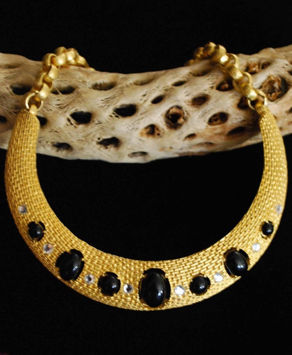 VINTAGE   CABACHON  CHOKER  necklace........Very … - image 3