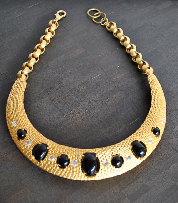 VINTAGE   CABACHON  CHOKER  necklace........Very … - image 2