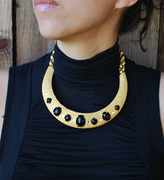 VINTAGE   CABACHON  CHOKER  necklace........Very … - image 1