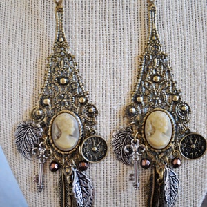 HANDMADE CAMEO EARRINGS