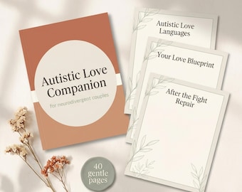 Autistic Love Companion PDF, Neurodivergent Couples Workbook | AuDHD Love Languages, After the Fight Repair, Autistic Relationship Guide