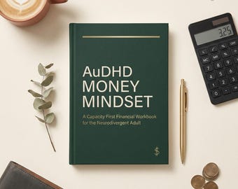 AuDHD Money Mindset Bundle | ADHD Autism Adult Budget Workbook | Dopamine Ledger, ADHD Tax Tracker, Capacity Budget | nd Finance PDF