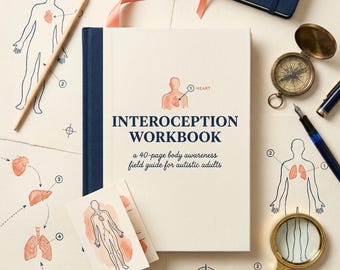 Interoception Workbook for Autistic Adults | Body Awareness Field Guide (PDF)
