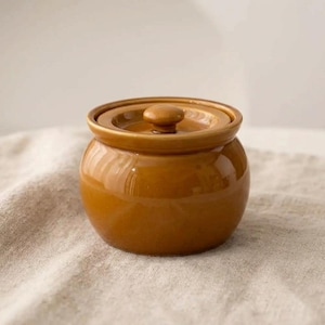 Ceramic Pot Stew for One | Small Soup Pot with Water Separation & Non-Stick