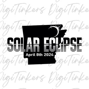 Camiseta do professor de ciências do caminho da totalidade do eclipse solar de Arkansas 2024, astronomia, espaço, artesanato, design, Cricut, download digital, SVG, PNG
