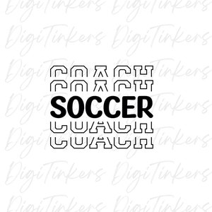 Fußball-Trainer Wertschätzung Geschenkideen, trendiges T-Shirt, Tasse, Tragetasche Design zum Basteln, Cricut, Sofortiger digitaler Download: SVG, PNG, JPEG