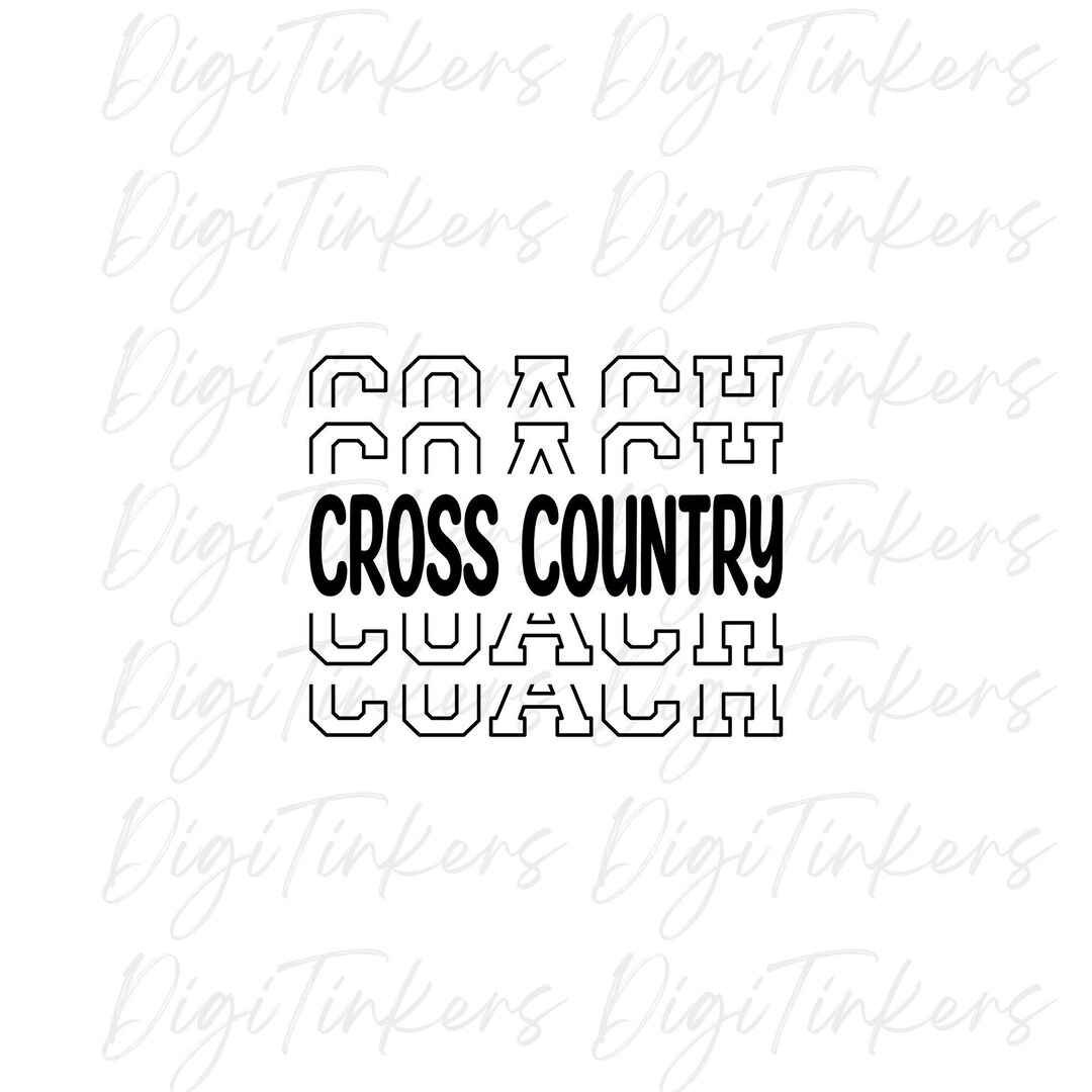 Cross Country Coach Appreciation Gift, T Shirt, Design for Crafting