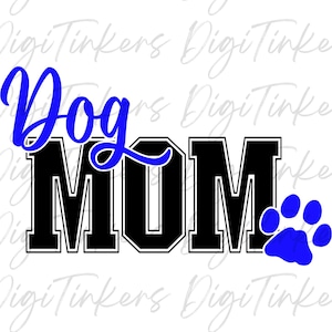 Camiseta da mamãe do cachorro da faculdade universitária, amante de bebês com pelos de animais de estimação, mascote da escola, esportes de equipe, presente Spirit Wear para a mãe, pata de cachorro em alta SVG PNG