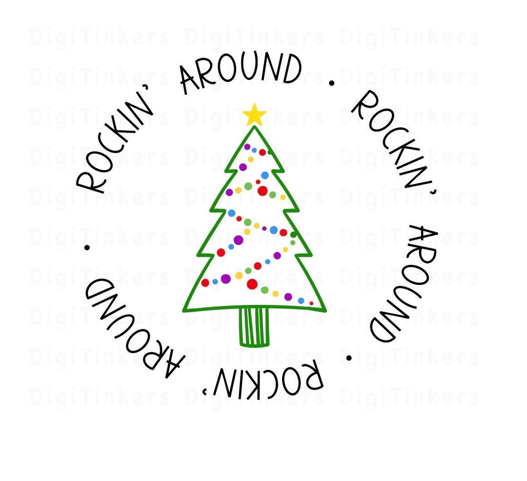 Rockin' Around the Merry Christmas Tree Music Lover Etsy