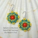 SuperDuo Beadwoven Earrings, Beadwork earrings, Beadwoven Earrings, Beaded Earrings, SuperDuo, Jewelry Gift