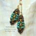 Earring Tutorial,SuperDuo Tutorial,Seed Bead Earrings Pattern,PDF Tutorial,Beadwork Tutorial,Beadwoven Earrings,Earring Pattern, MyBeads4You