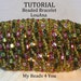 PDF Beading Tutorial, Beaded Bracelet Tutorial, PDF Bracelet Pattern, Beading Instructions, Seed Bead Tutorial, PDF Beadwoven Pattern
