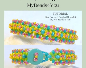 Easy Beading Patterns and Kits- Jewelry Making Beaded Bracelet Tutorial - DIY Seed Bead Bracelet  - DIY Holiday Gifts - Craft Supplies