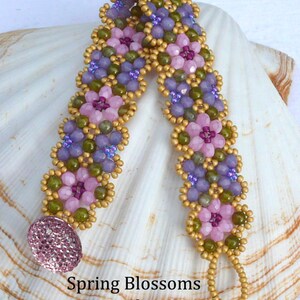 Beading Pattern, Bracelet Beading Tutorial, Beading Supplies, Jewelry Making, Seed Beads Tutorial, DIY Bead Bracelet, MyBeads4You Jewelry image 4