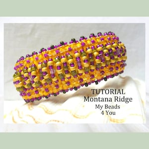Bracelet Beading Tutorials, DIY Seed Bead Bracelet Pattern, Jewelry Making Supplies, Ladder Stitch Jewelry, DIY Gift Ideas, Beading Supplies