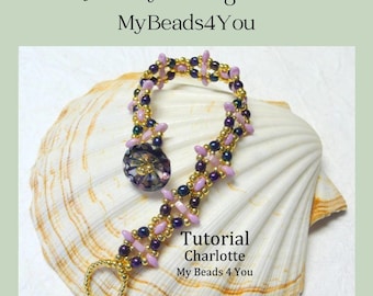 Bracelet Beading Pattern, DIY Seed Bead Bracelet Tutorial