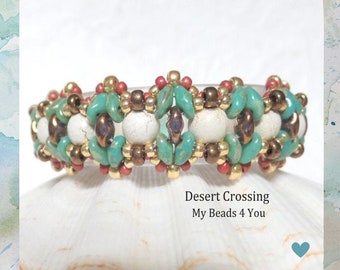 Beadwork Bracelet, Turquoise Bronze Gold Seed Bead Jewelry, Summer Fashion Accessories For Mom,  Birthday Graduation Gifts Ideas for Women