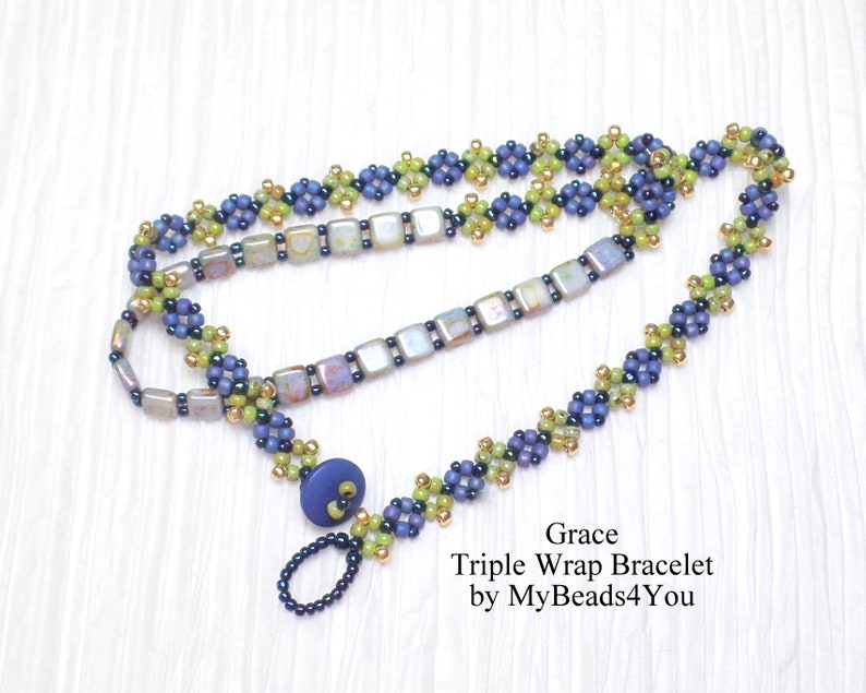 Grace Jewelry Bead Pack DIY Wrap Bracelet Beading KIT Pattern Etsy
