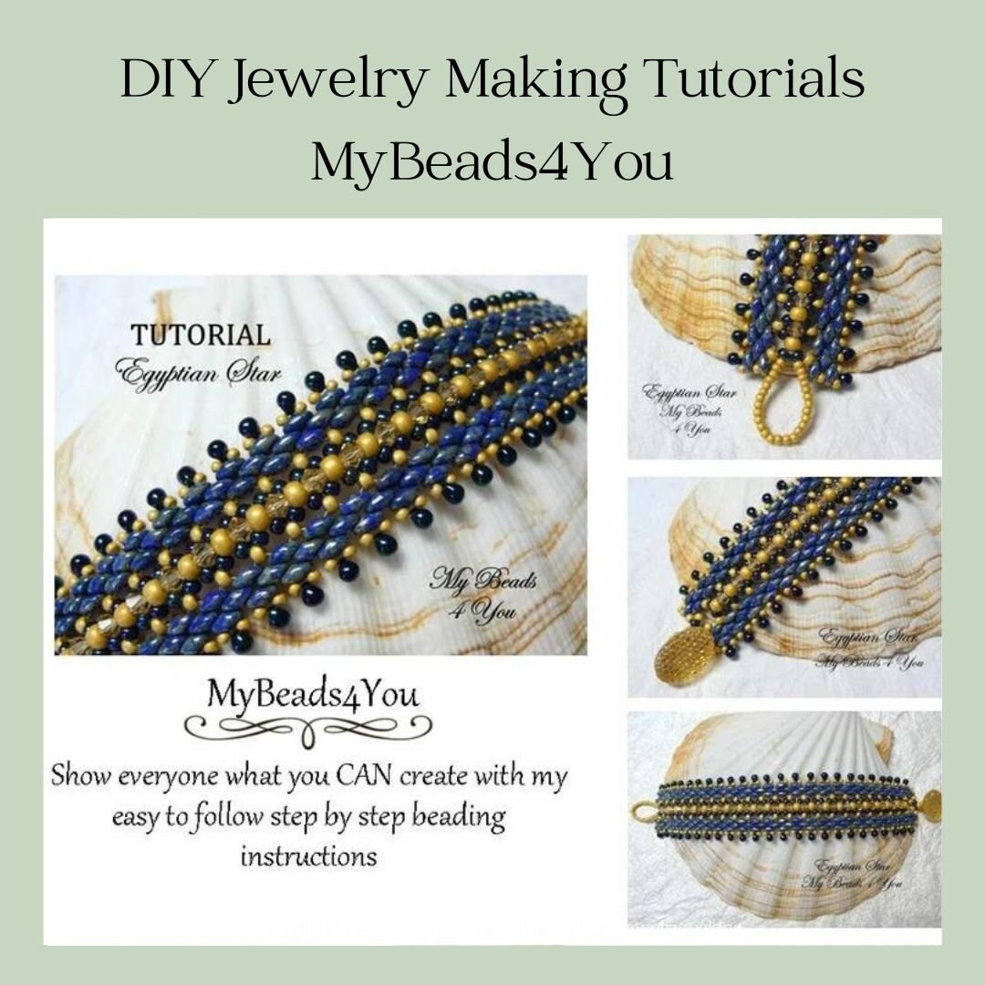Beading Tutorials and Patterns, PDF Bracelet Pattern, DIY Seed Bead ...
