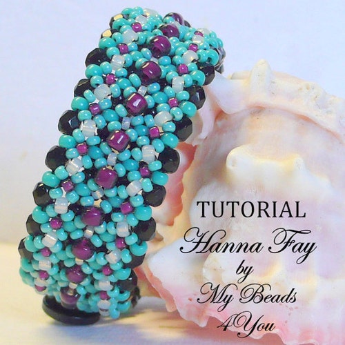 Beading Pattern DIY Seed Bead Bracelet Superduo Beads Etsy