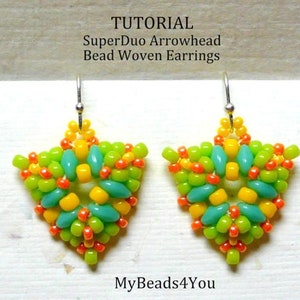 Beading Patterns, DIY Jewelry Making, Seed Bead Earrings Tutorial, Jewelry Supplies, MyBeads4You image 3