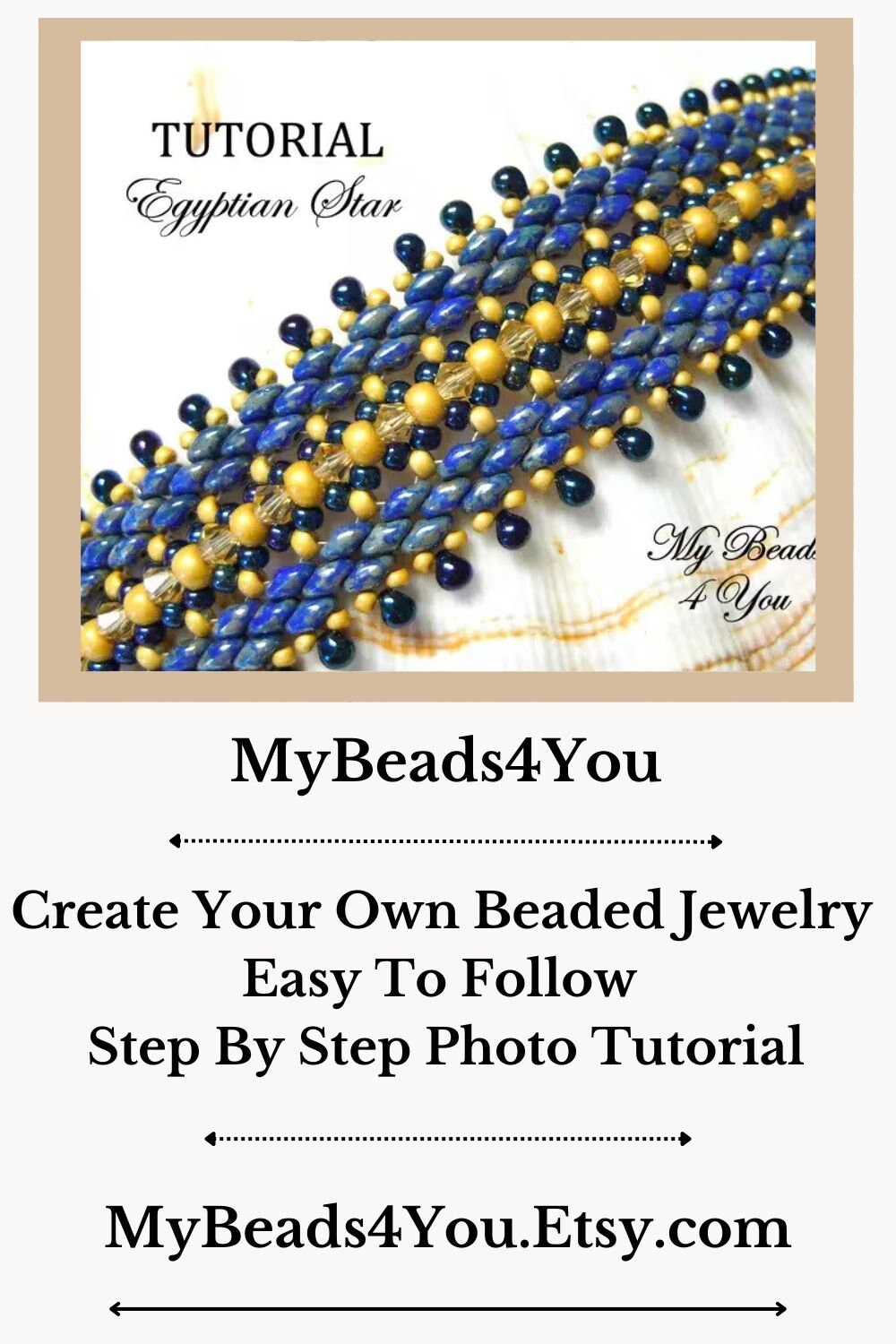Beading Tutorials and Patterns, PDF Bracelet Pattern, DIY Seed Bead ...