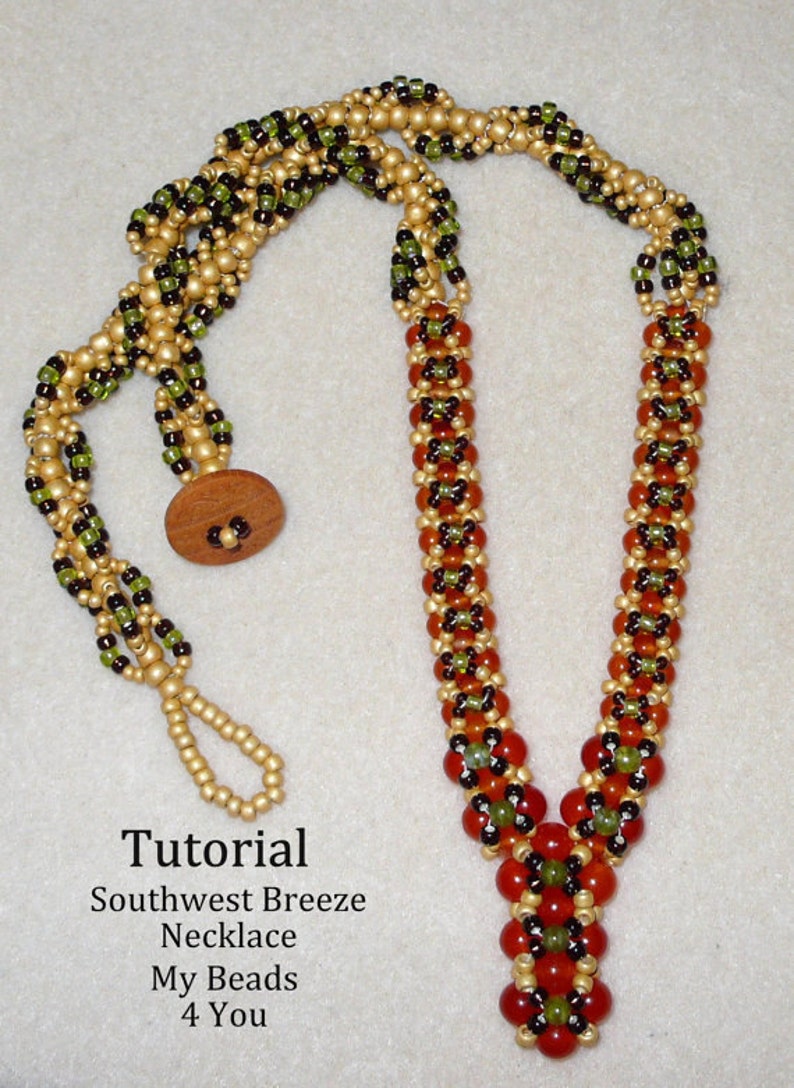 Beading Tutorials and Patterns Necklace Tutorial Easy image 1