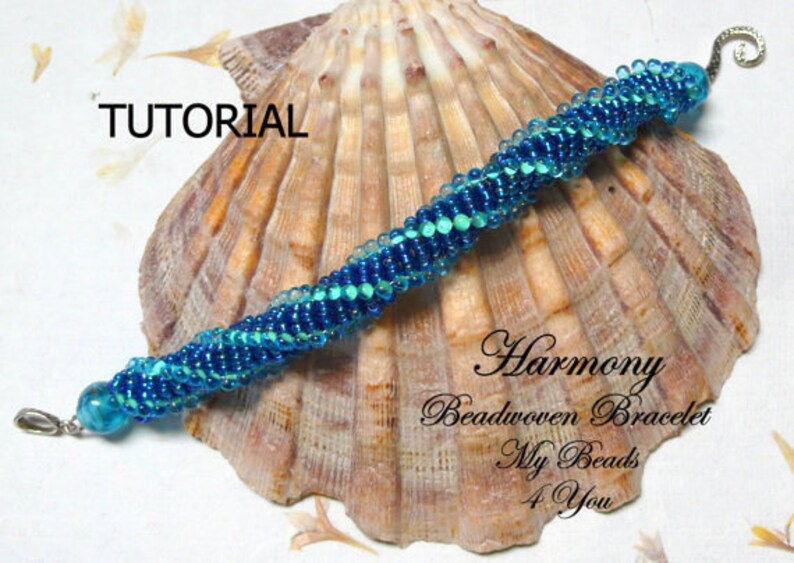 DNA Bracelet Purple Green Spiral Beaded Jewelry Seed Bead Etsy