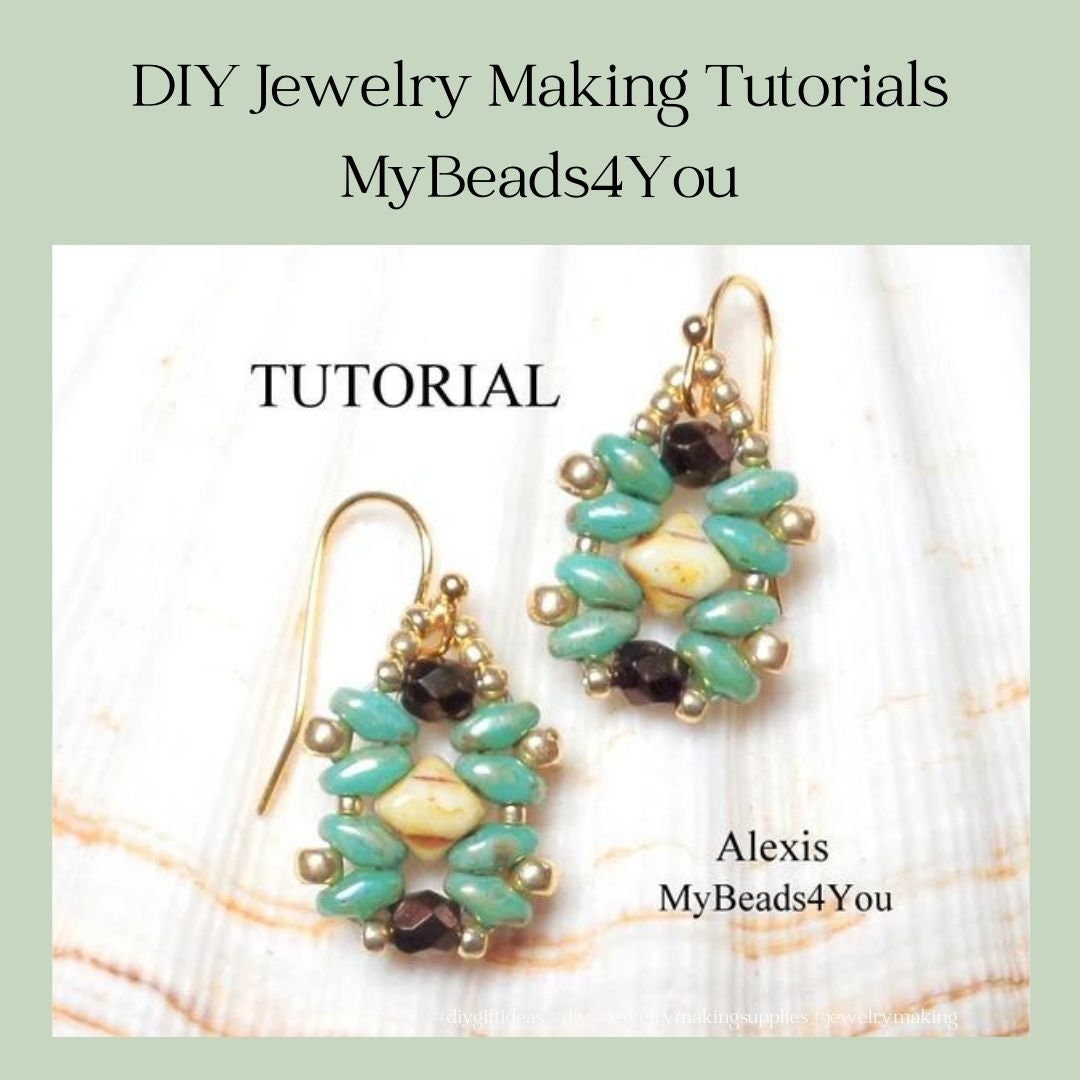Diy Earrings Pinterest Beading Patterns And Tutorials, Easy Bead - Main Image