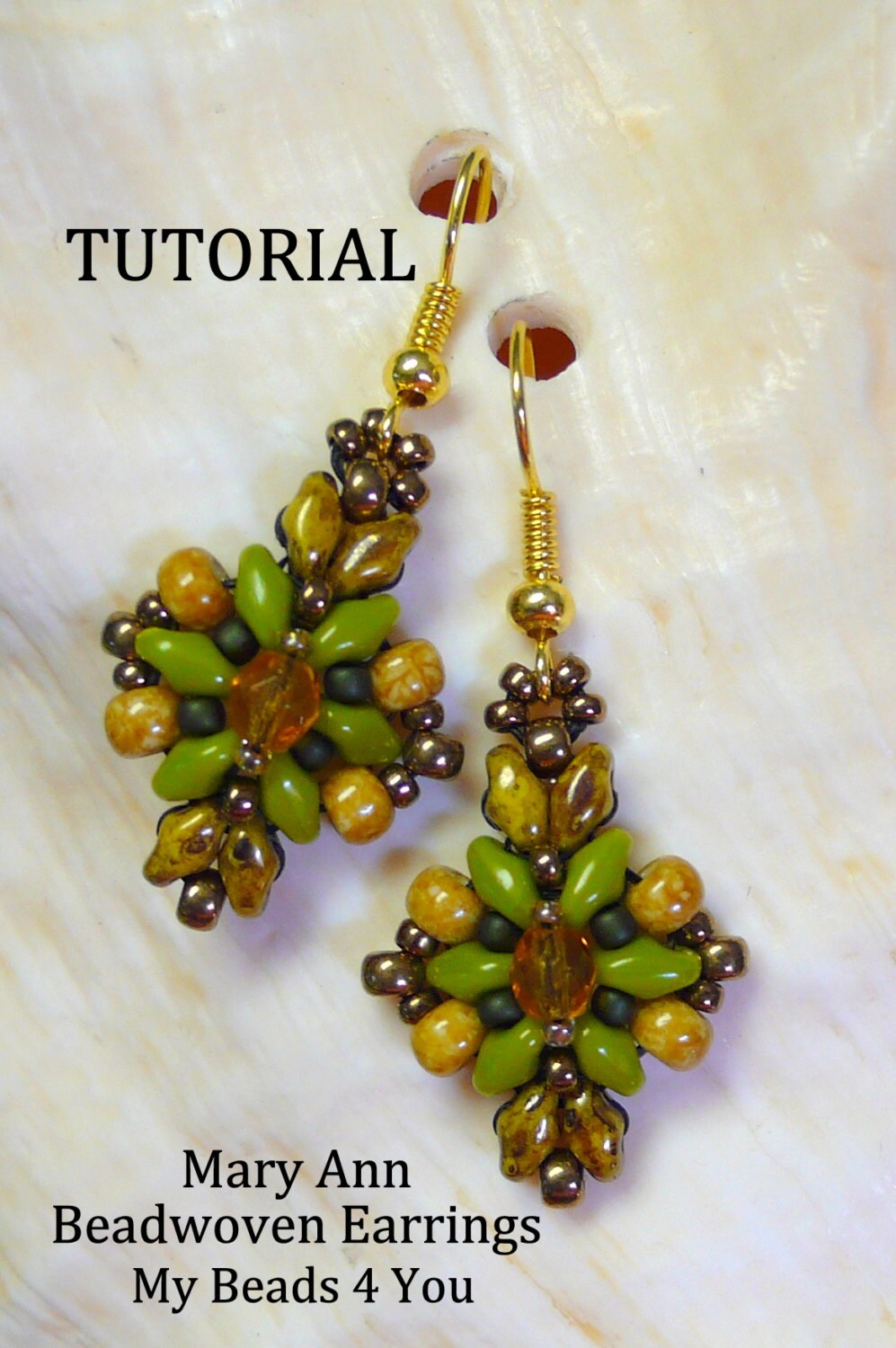 Easy Earring Beading Tutorial SuperDuo Tutorial Seed Bead | Etsy