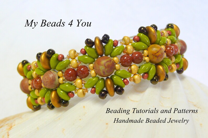 Beaded Bracelet Jewelry Gift Set for Women Super Duo Beadwork Etsy