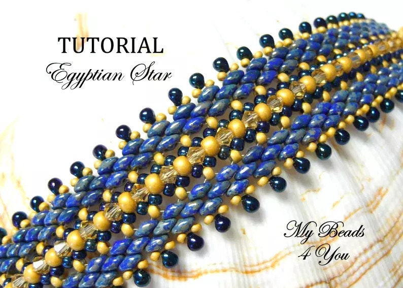 Beading Tutorials and Patterns, PDF Bracelet Pattern, DIY Seed Bead ...