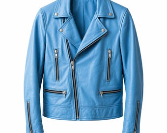 Genuine Men's Leather Biker Jacket | Double Rider Moto Outwear  |