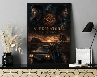 Supernatural Movie poster,Customized poster,canvas poster,frameless poster,wall art poster,decorative poster