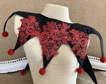 Collar de bufón con cuentas