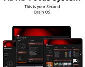 Notion ADHD Planner | All-in-One Life OS, Habits, Goals, Calendar & Second Brain