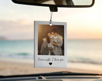 Gepersonaliseerde foto autoverfrissers, aangepaste luchtverfrisser, foto luchtverfrisser, cadeau voor moeder, Valentijnsdag autocadeau