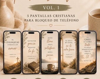 Fondos Cristianos para Teléfono |Versículos Bíblicos iPhone + Android