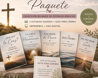 Serie de Salvación – Paquete de Estudios Bíblicos Guiados
