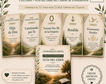 Viviendo en Cristo Bible Study Bundle | 5 Studies + Leader Guide (Digital Download)