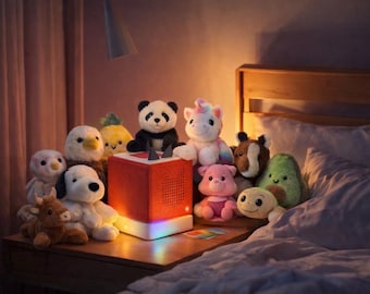 Custom PLUSH CREATIVE TONIES stuffed animals, cuddle plush tonie, your voice, stories and playlist!