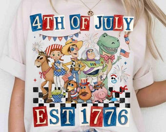 Cartoon Movie 4th Of July PNG, Cartoon 4th July Png, Toy Story Fourth Of July Designs, Independence Day, 4th of July Coquette, Digital File