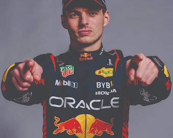 Macacão azul marinho da Red Bull Racing para Fórmula 1, uniforme de piloto de automobilismo.